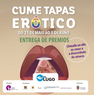 El próximo viernes se entregarán los premios del Cume Tapas Erótico 